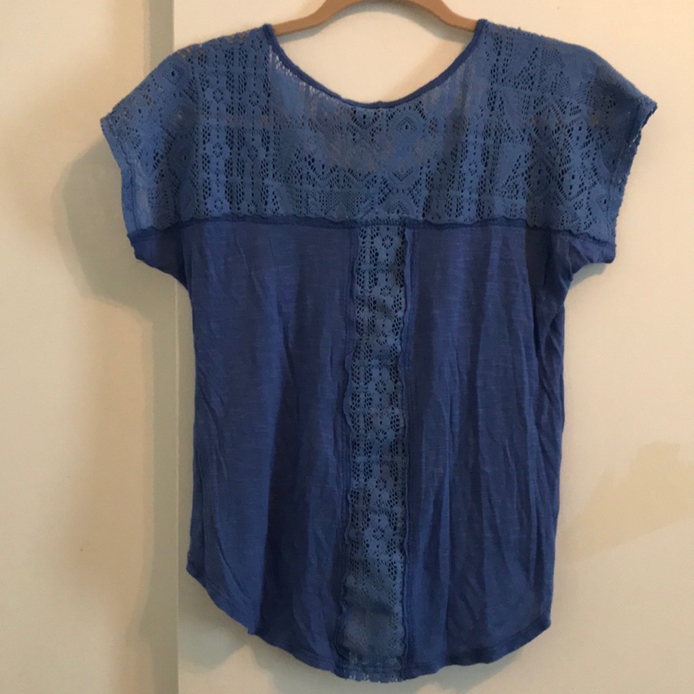 Blue crop top - Picture 2 of 3